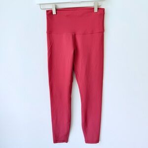 lululemon athletica Pink Vintage Rose Leggings 25”